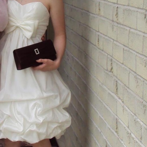 Strapless Cream Bridesmaid or Prom dress - Picture 6 of 6